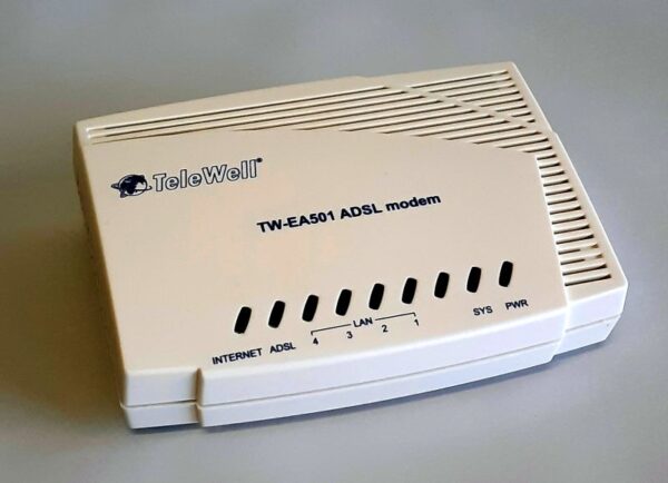 Telewell TW-EA501 ADSL2+ V3.0B modem/router (bulk)