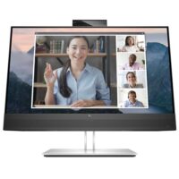 HP E24mv G4 23.8" 1920 x 1080 pikseliä Full HD Musta, Hopea