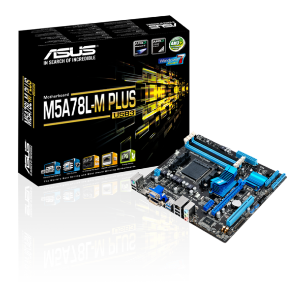 Tuotepaketti AMD FX-6300 + Asus M5A78L-M/USB3 + 8GB Crucial DDR3 1600Mhz + Cooler