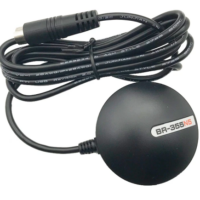 GlobalSat BR355N5, GPS-paikannin, PS/2, magneettikiinnitys, 75 -kanavaa