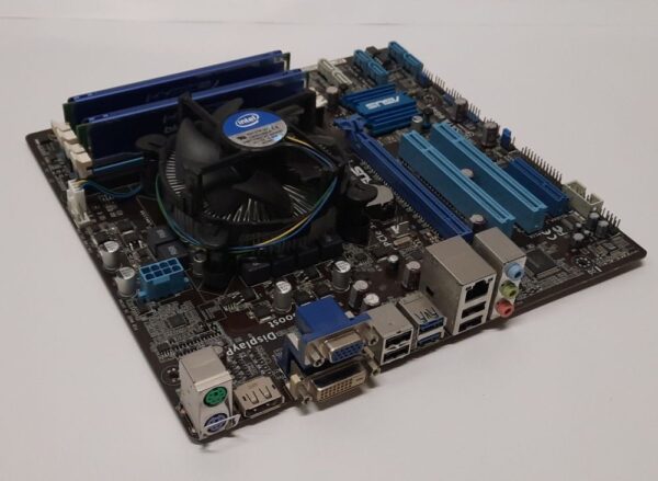 Tuotepaketti Intel i3-2120 + Asus P8Q77-M + 8GB Kingston DDR3 1600Mhz + Cooler