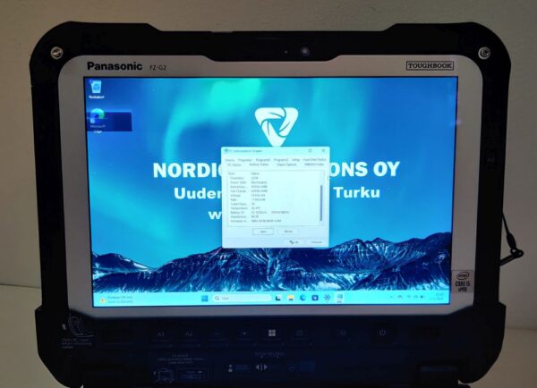 Panasonic Toughbook FZ-G2 i5-10310U 32GB 512SSD WL BT 4G/LTE W11P (käytetty) - Image 2
