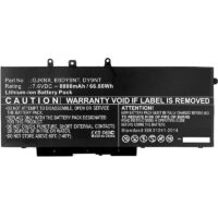 CoreParts Laptop Battery for Dell 62.32Wh Li-Pol 7.6V 8200mAh