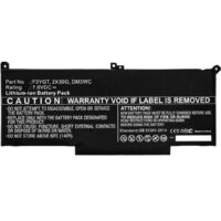 CoreParts Laptop Battery for Dell 62Wh Li-Pol 7.6V 8200mAh