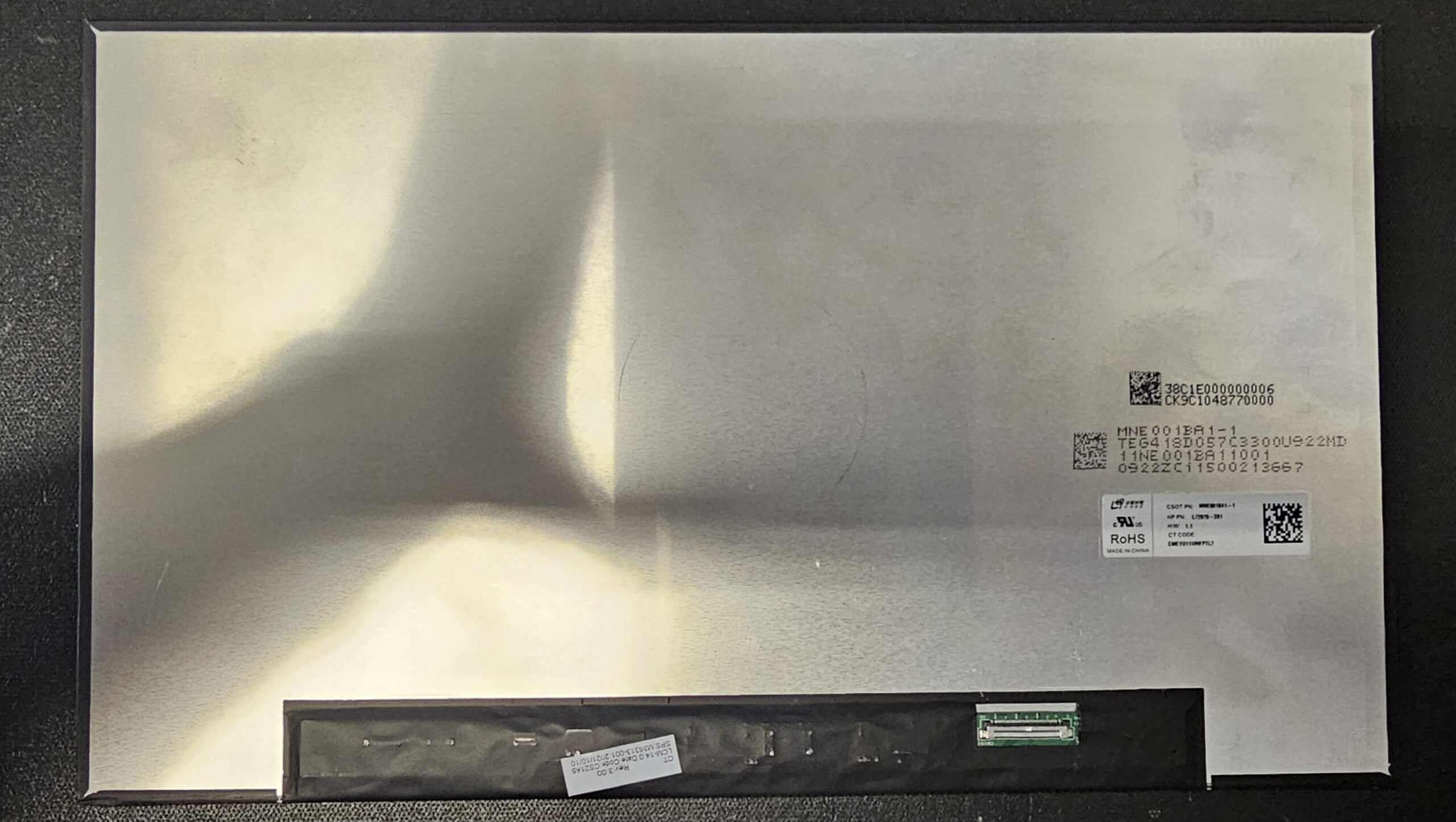 14.0" 1920x1080 MNE001BA1-1/L72970-S91 60Hz 30-pin eDP FFS BR Bracketless - B- - Image 2