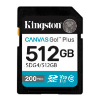 Kingston Technology Canvas Go! Plus 512 GB SDXC UHS-I Luokka 10