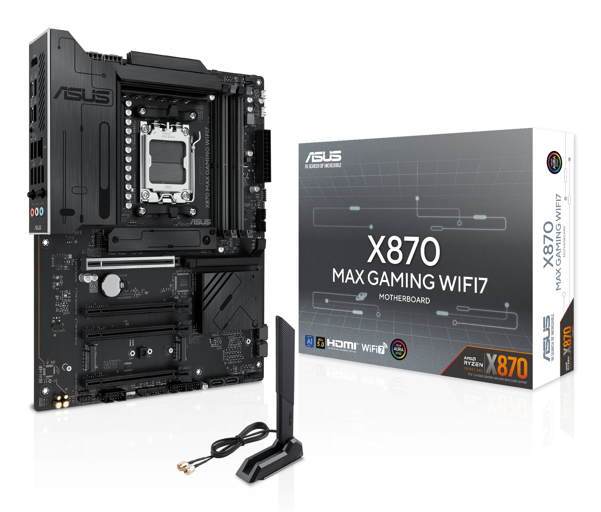 ASUS X870 MAX GAMING WIFI7 AMD AM5 ATX