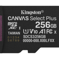 Kingston Technology Canvas Select Plus Gen3 256 GB MicroSDXC UHS-I Luokka 10